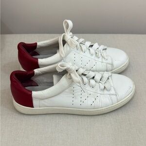 VINCE leather low-top shoes